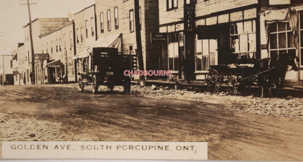 1911 Canada photo postcard Matabanick Hotel Haileybury ON