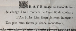 1733 affiche Lyon Collège de la Très Sainte Trinité (Jésuites)