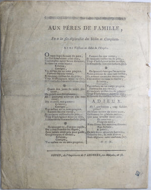1801 Napoléon, jugement peine de mort, Conseil de Guerre 1801 (Chouannerie)