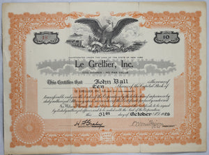 Lot of 7 stock certificates Canada & USA 1920s-30s