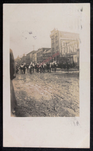 1907 Canada deux cartes postales photos rues de Montréal