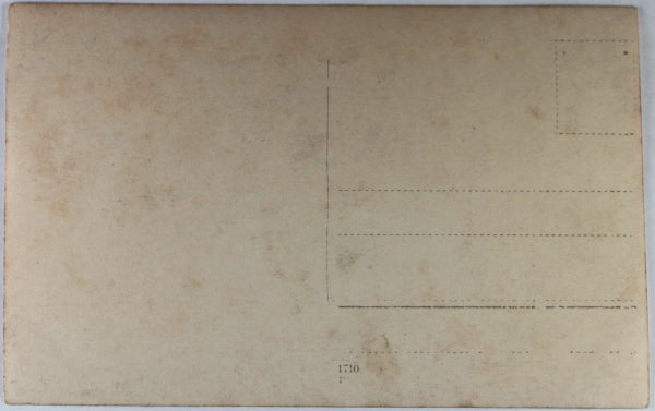 WW1-era photo postcard German military mobile field kitchen