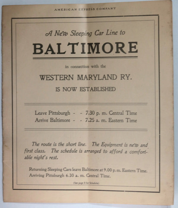 December 1902 timetable NY, Chicago and St Louis RR (Nickel Plate)