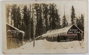 1910 Canada photo postcard Porcupine Ontario Wilson (Dome) Gold Mine