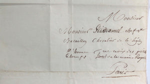 1815 Paris diplôme docteur de chirurgie Faculté de Médecine
