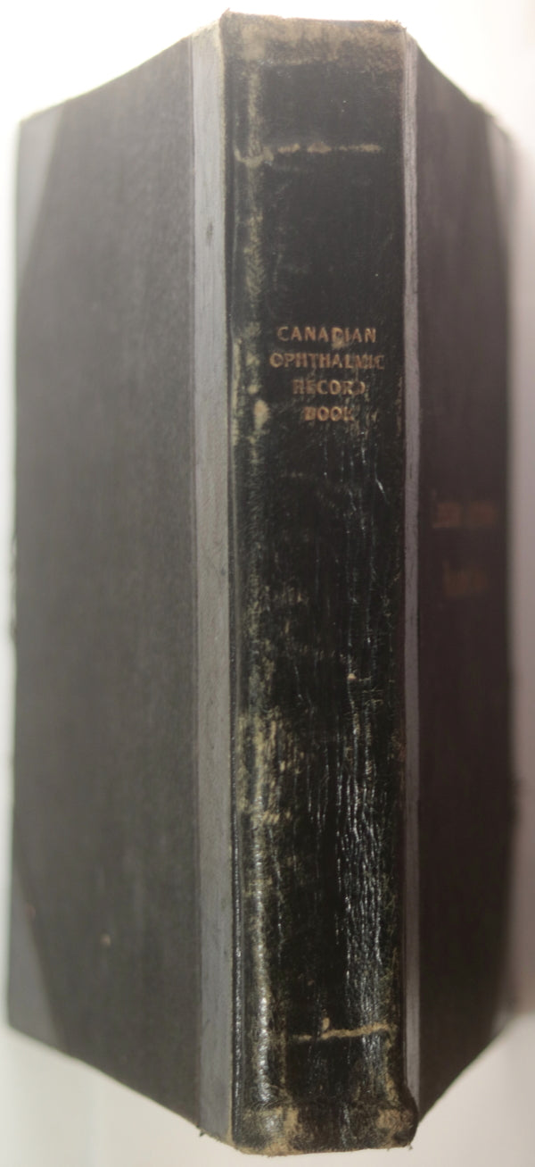 North Bay Canada 1918-1924 Dr. Guest Ophthalmic patient Record Book