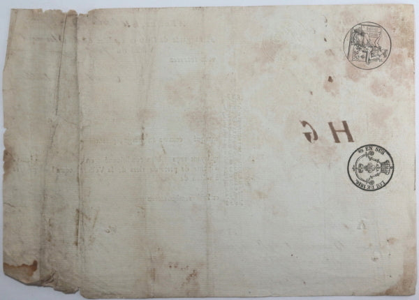 1819 Reims lettre de voiture, transport de vin à Couvin Belgique 1819 Reims lettre de voiture, transport de vin à Couvin Belgique