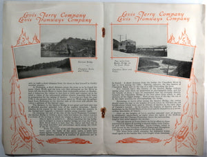 Late 1920s Quebec tourist brochure Levis Ferry and Tramways company