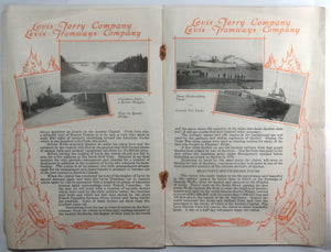 Late 1920s Quebec tourist brochure Levis Ferry and Tramways company