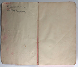 1907 Canadian edition Wellcome’s Excerpta Therapeutica medical reference