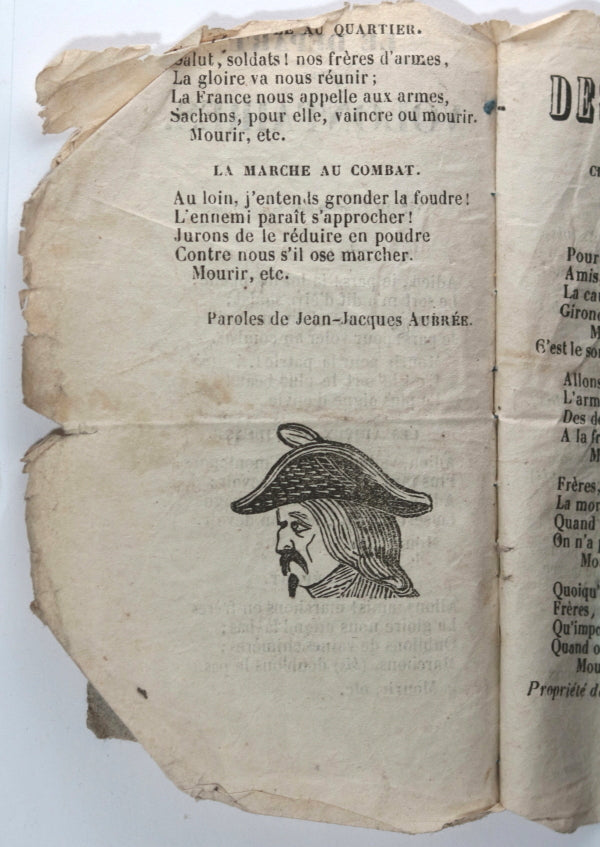 France  chansons patriotiques révolution ‘Trois Glorieuses’ de 1830France  chansons patriotiques révolution ‘Trois Glorieuses’ de 1830