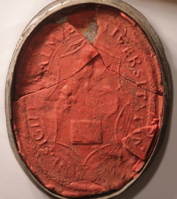 1789 France diplôme de droit Université de Valence (Dauphiné), sceau