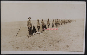 USA set of 2 photo postcard soldiers SW states c.1910s