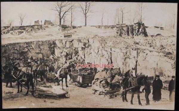 c.1910 Montréal CPA photo carrière Mont-de-La Salle