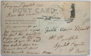 1912 photo postcard Crown Reserve Mine Cobalt Canada
