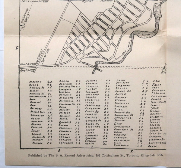 Map and Street Guide City of St Catharines, Ont. (1930-40s) Map and Street Guide City of St Catharines, Ont. (1930-40s)