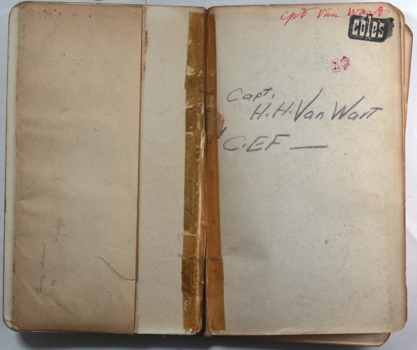 WW1 Machine Gunner’s Handbook C.E.F. Capt. Van Wart  c.1916