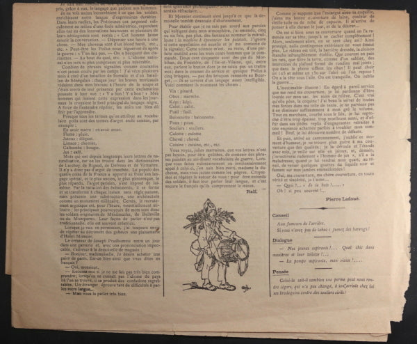 1918 Guerre 14-18 France journal de tranchée L’Horizon