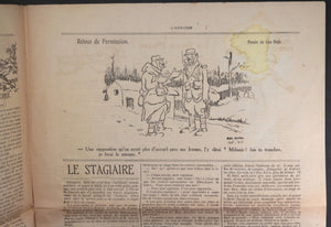 1918 Guerre 14-18 France journal de tranchée L’Horizon