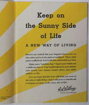 1933 USA Kellogg's 'Keep on the Sunny Side of Life'