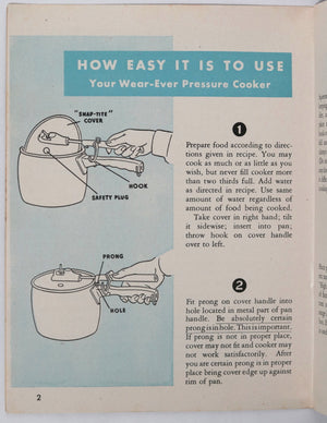 1946 USA Cooking Made Easy,  Wear-Ever Pressure Cooker