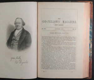 1860-61 UK bound copies of The Odd Fellows Magazine