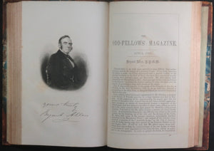 1860-61 UK bound copies of The Odd Fellows Magazine
