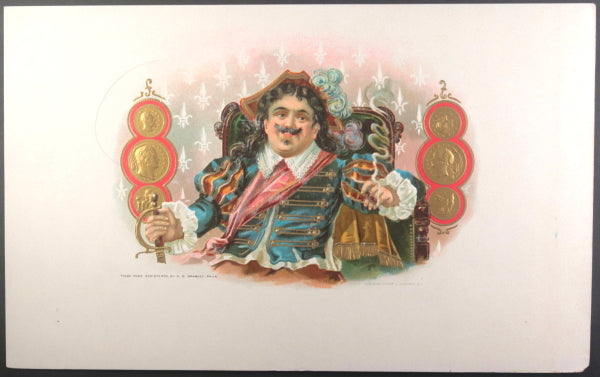 C. 1890s USA Philadelphia & NYC salesman sample cigar label – buccaneer