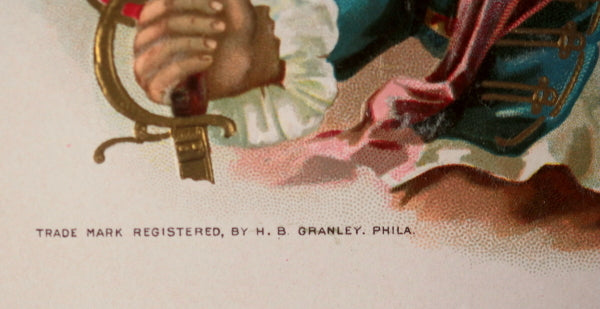 C. 1890s USA Philadelphia & NYC salesman sample cigar label – buccaneer