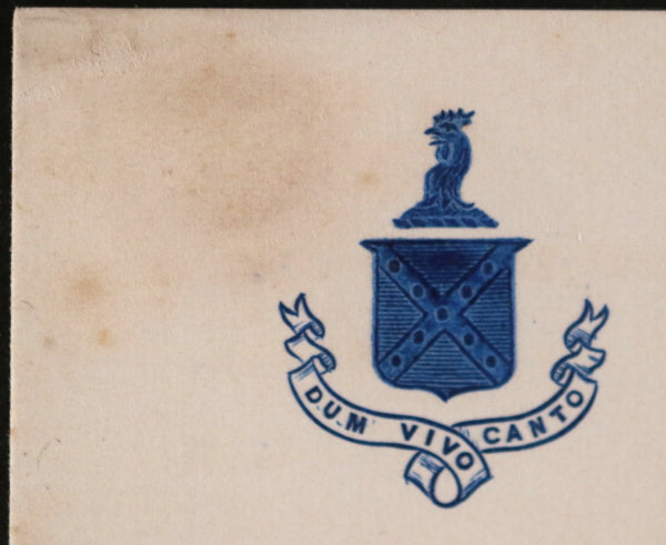 1876 UK London letter to Bordeaux merchant, Curacao order