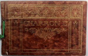 1912 France catalogue luxueux automobiles Charron, illustré Bofa