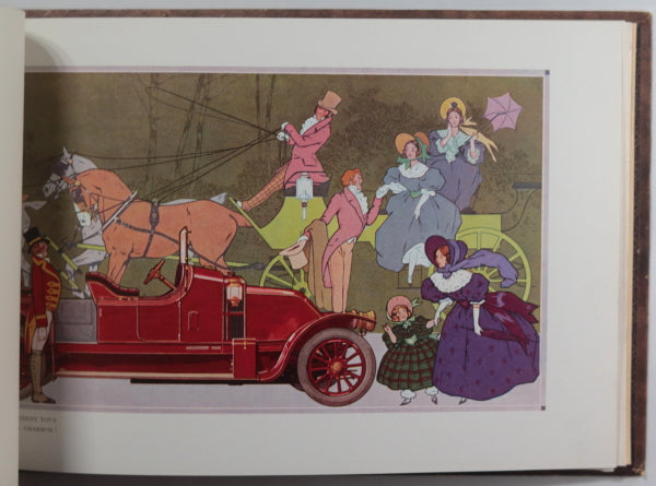 1912 France catalogue luxueux automobiles Charron, illustré Bofa