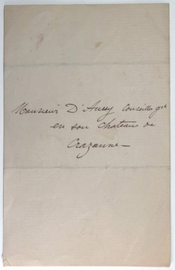1876 France Saintes M. d'Aussy nommé comité Exposition Universelle