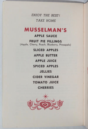 1957 USA Mussulman Pennsylvania Dutch recipe book