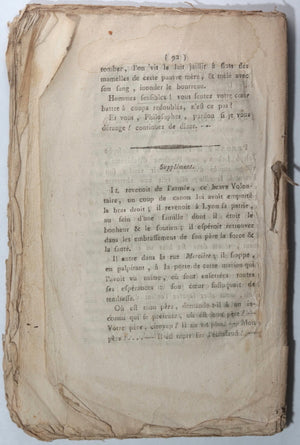 1795 Paris Révolution journal l’Accusateur Public N°. IX, X, XI