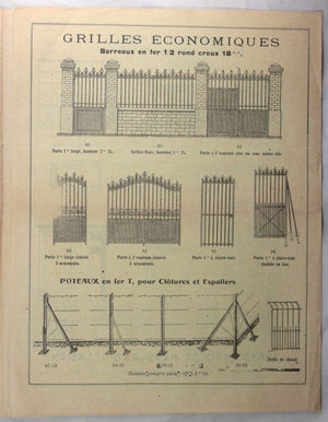 c. 1928 Paris catalogue A. Cantuel menuiserie, serrurerie