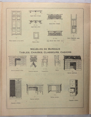 c. 1928 Paris catalogue A. Cantuel menuiserie, serrurerie