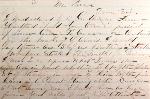 1861 USA Civil War 2 letters Springfield Armory to Providence Tool