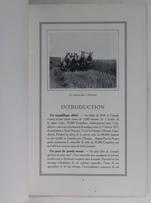 c. 1922 CNR pamphlet tourisme/emigration  'Au Travers le Canada’