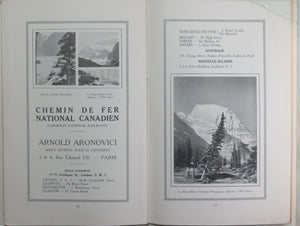 c. 1922 CNR pamphlet tourisme/emigration  'Au Travers le Canada’