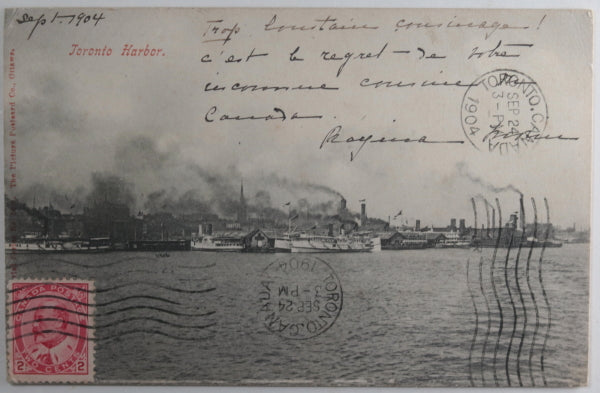 @1910 postcard ‘Seeing Toronto in a “Tally Ho” Toronto Canada.’