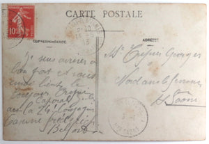 Lot 3 cartes postales militaires (avant Guere 14-18) France Italie