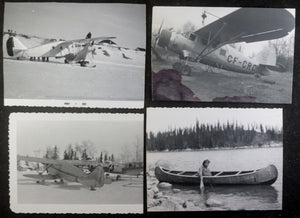 c. 1950s  Canada lot of 65 aviation photos Central Northern Airways