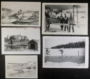 c. 1950s  Canada lot of 65 aviation photos Central Northern Airways