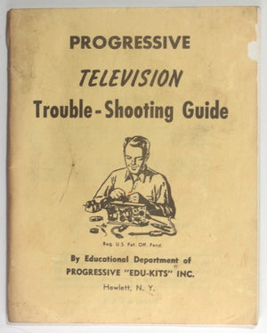 c.1956 Progressive Edu-Kit TV/Radio trouble shooting guides