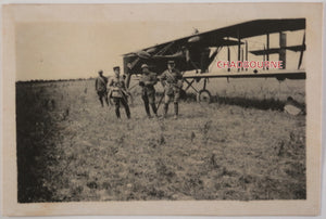 Guerre 14-18 photos avions biplans français Somme 1916, Amiens 1918