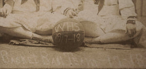 1917 USA postcard photo girl's high school basketball team