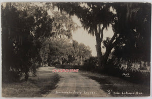 1908 USA two photo postcards Savannah Auto Race course