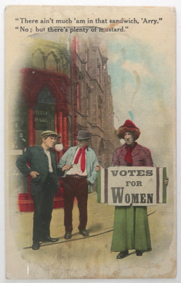 1914 UK/USA Anti-Suffragette postcard