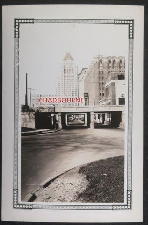 1929 USA set of 4 photos of Detroit architecture